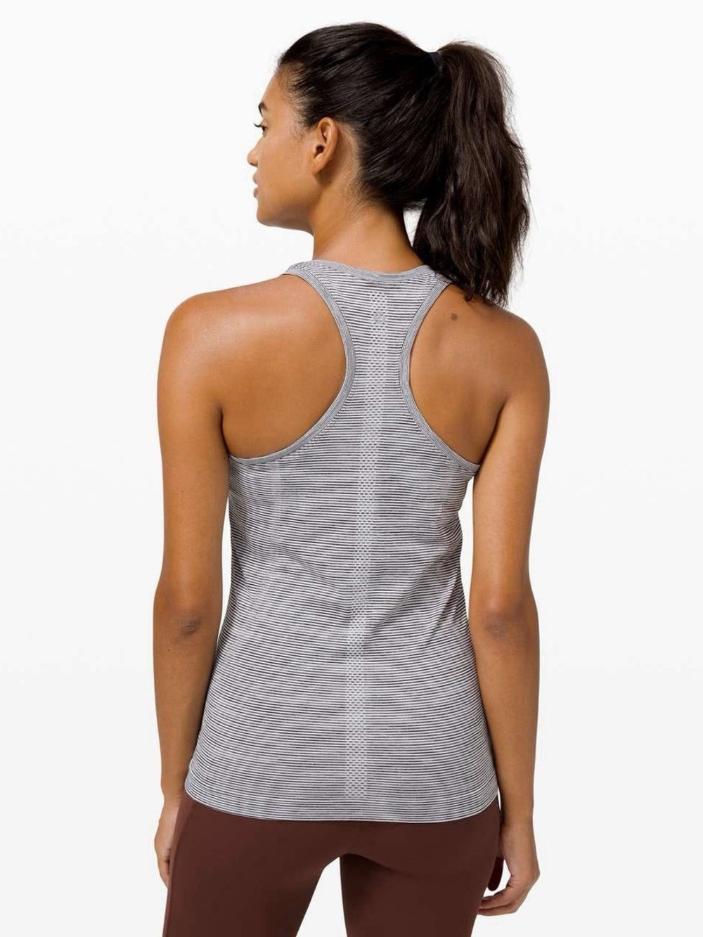 Lululemon Swiftly Tech Racerback Tank Top - Black & White